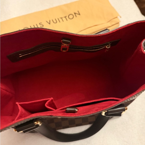 Authentic-Louis Vuitton Hampstead PM Damier Ebene Tote – Excellent Condition - Picture 10 of 15